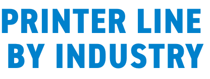 Printer line by industry