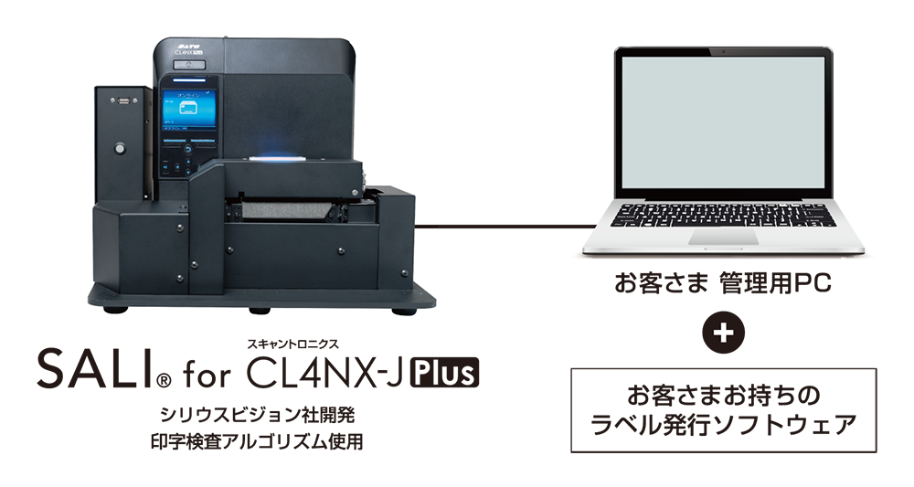 SALI® for スキャントロニクス CL4NX-J Plus｜ラベルプリンタ｜サトー